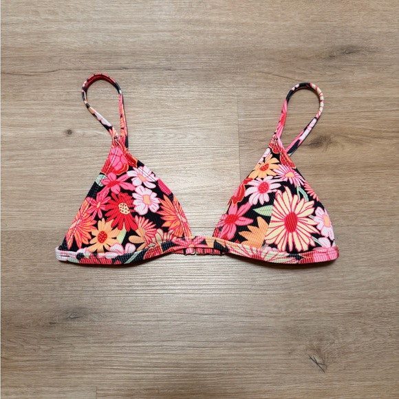 wild fable Other - Wild Fable Floral Bikini Top - Pink and Black